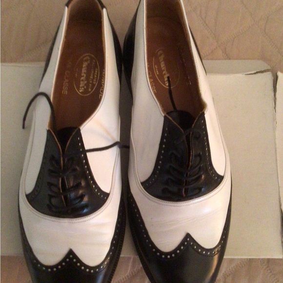 Church’s Classic Spectator Shoes. Size 7M.Genuine Leather Slight wear(see photo) - Picture 2 of 4